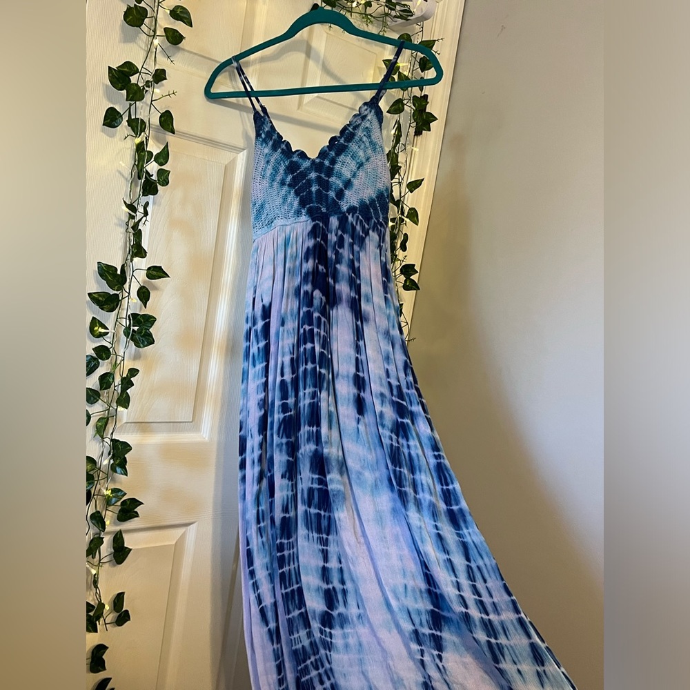 Gorgeous Tie Die Knitted Flowy Dress